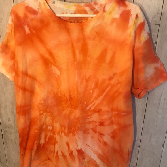 Custom Tie Dye Tshirt Unisex Size Large - Picture 8 of 9